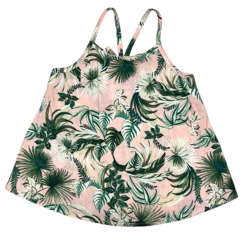 NEW Old Navy Toddler Girls Tank Top 18-24 Mo Tropical Floral Print Shirt NWT